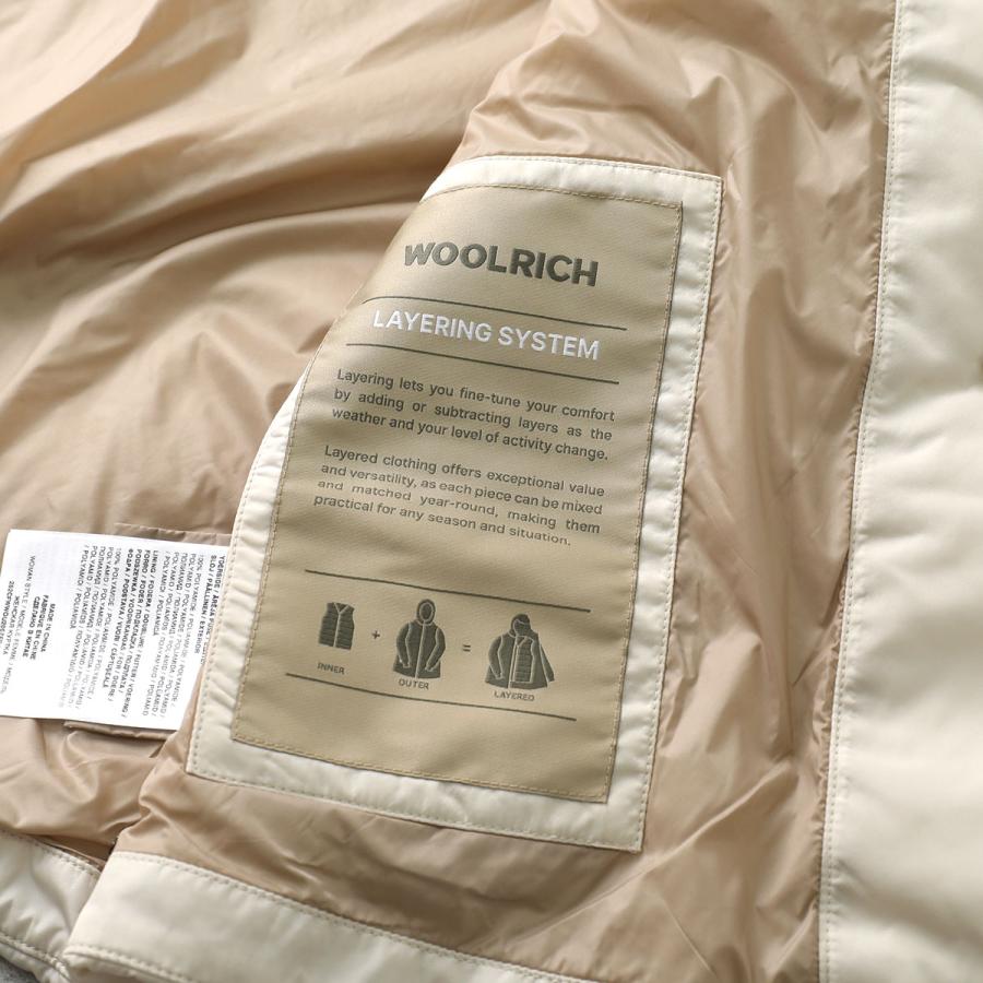 WOOLRICH ウールリッチ 中綿ジャケット COMPACT LIGHT NYLON WWOU2007 FRUT5004 レディース ノーカラー ライトナイロン ショート丈 カラー2色 | WOOLRICH | 13