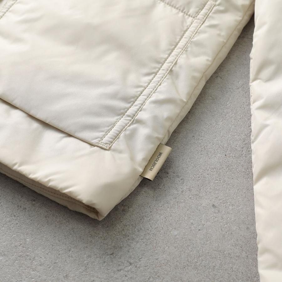 WOOLRICH ウールリッチ 中綿ジャケット COMPACT LIGHT NYLON WWOU2007 FRUT5004 レディース ノーカラー ライトナイロン ショート丈 カラー2色 | WOOLRICH | 15