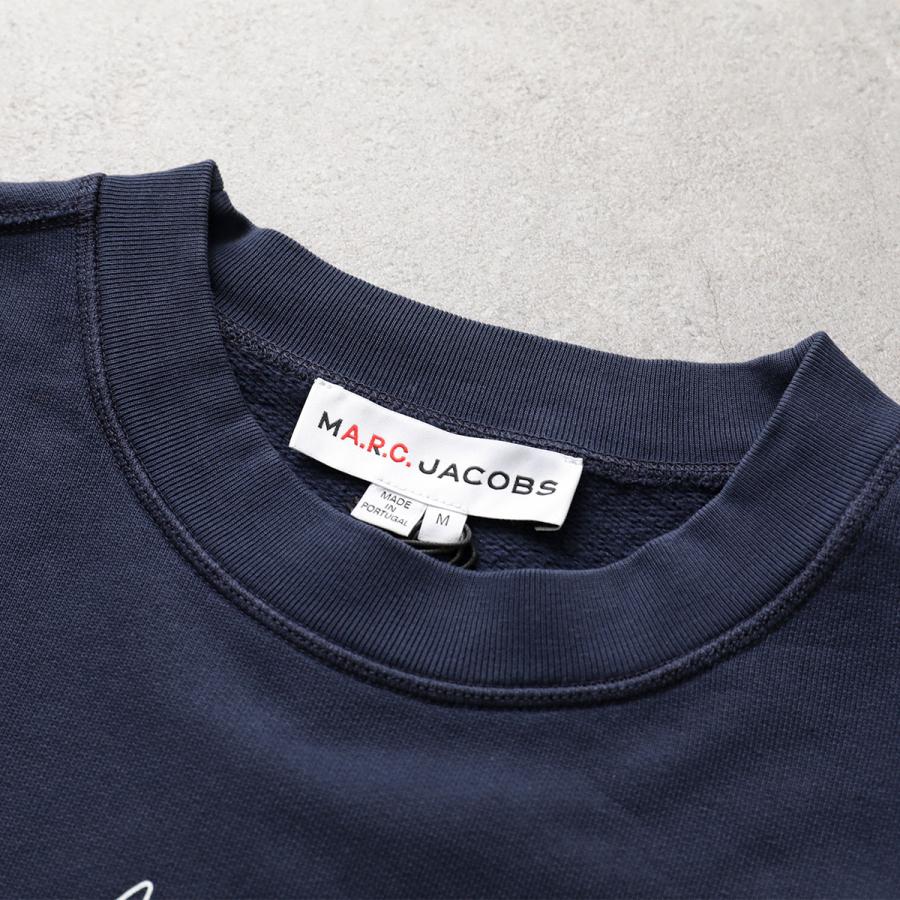 APC A.P.C. × MARC JACOBS アーペーセー マークジェイコブス コラボ スウェットシャツ COHKQ H37003 メンズ トレーナー ロゴ クルーネック 長袖 IAKの画像