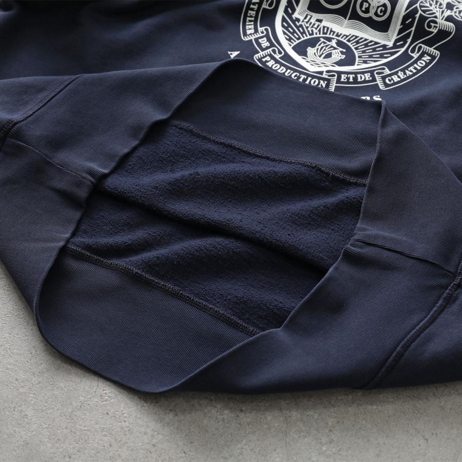 APC A.P.C. × MARC JACOBS アーペーセー マークジェイコブス コラボ スウェットシャツ COHKQ H37003 メンズ トレーナー ロゴ クルーネック 長袖 IAKの画像
