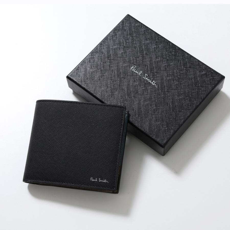 新品 ポールスミス PAUL SMITH 2つ折り財布 BILLFOLD AND COIN WALLET ボルドー Paul Smith（ポール・スミス） 二つ折り財布 WALLET BILLFOLD COIN M1A