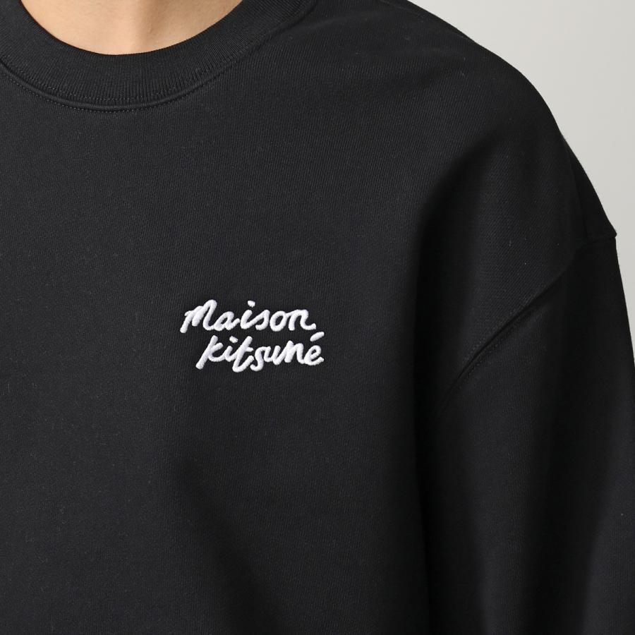まーごろんMAISON KITSUNE トレーナー 黒 MAISON KITSUNE（メゾン キツネ） 【並行輸入品】MAISON KITSUNE ロゴ