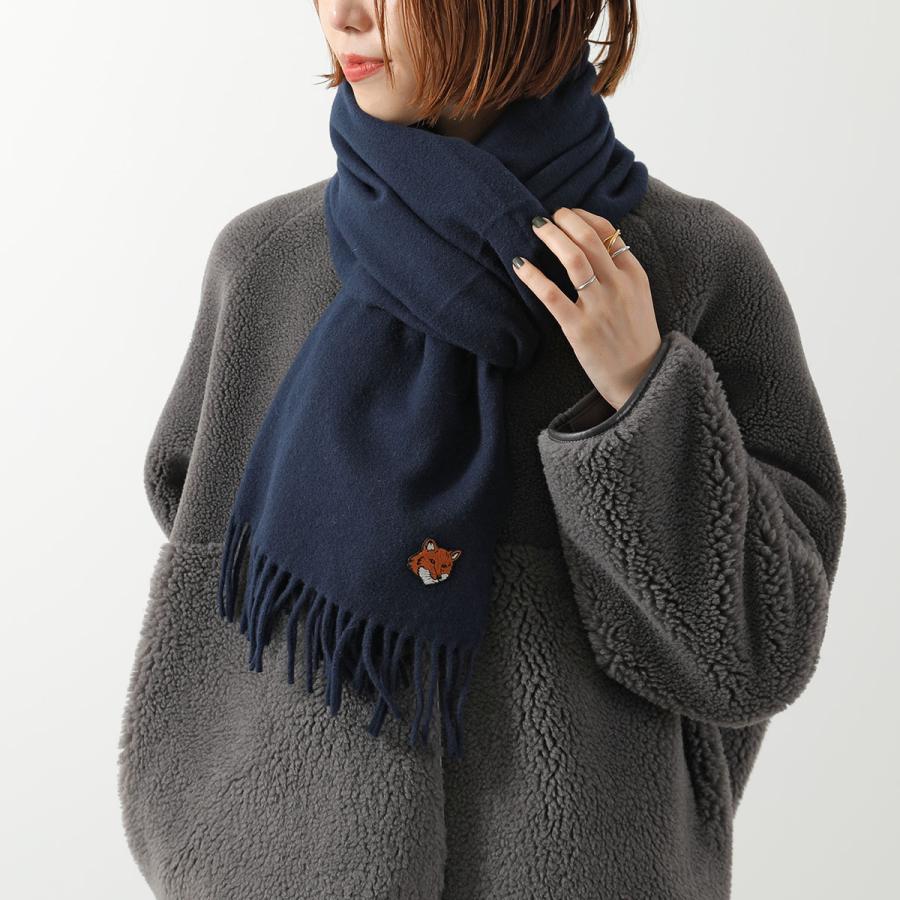 MAISON KITSUNE（メゾン キツネ） マフラー FOX HEAD フォックスヘッド