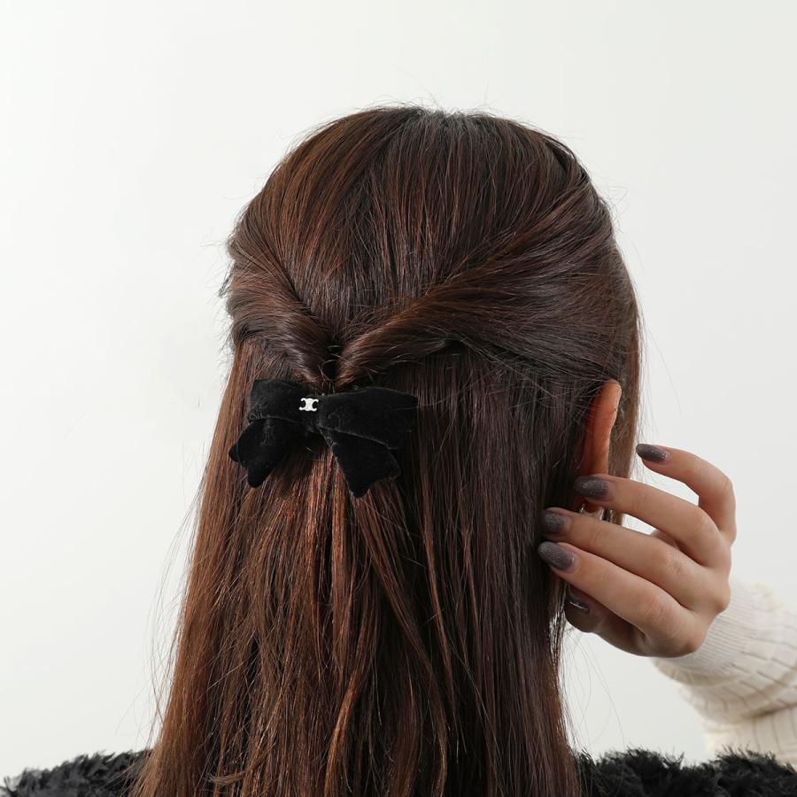 CELINE（セリーヌ） ヘアクリップ 461QB2BPO.38NS レディース ベロア