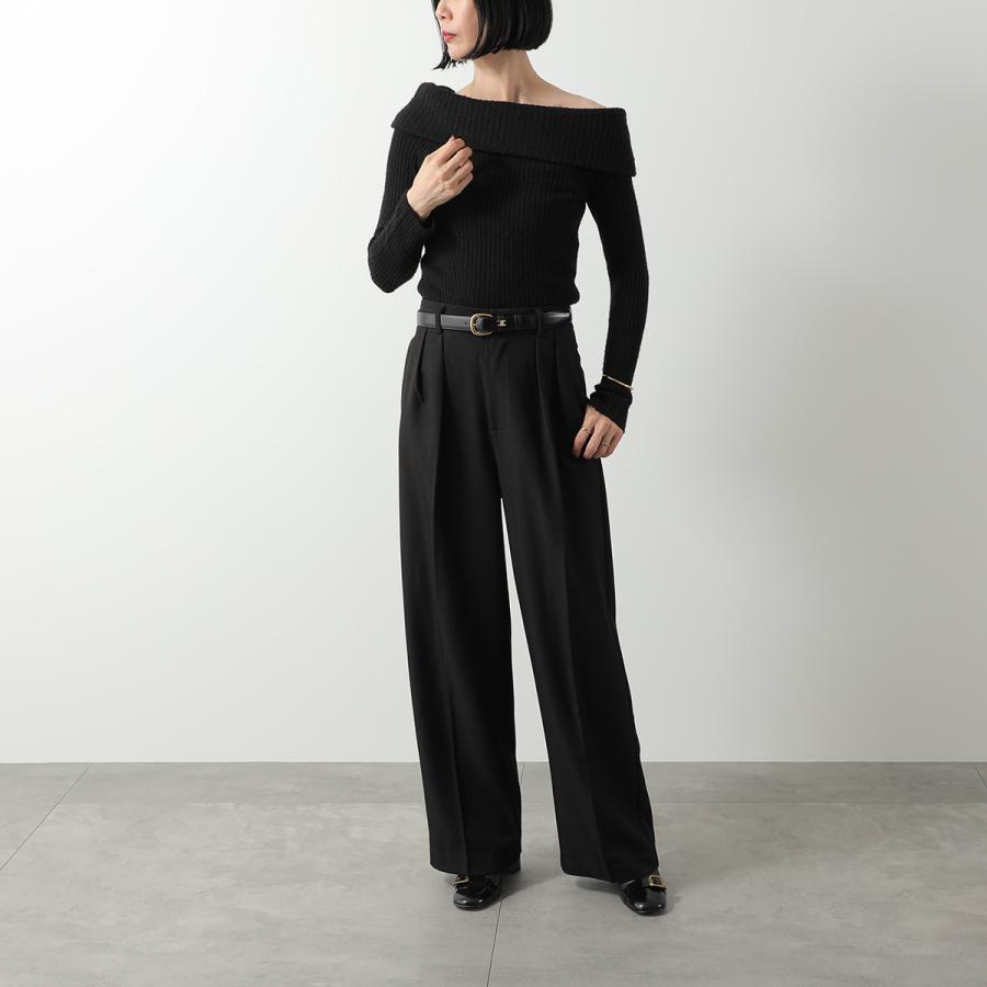CELINE セリーヌ ナローベルト 45BNN3A01.38NO 45BNN3A01.18CS レディース Medium 25MM ミディアム レザー トリオンフ ラウンドバックル ロゴの画像