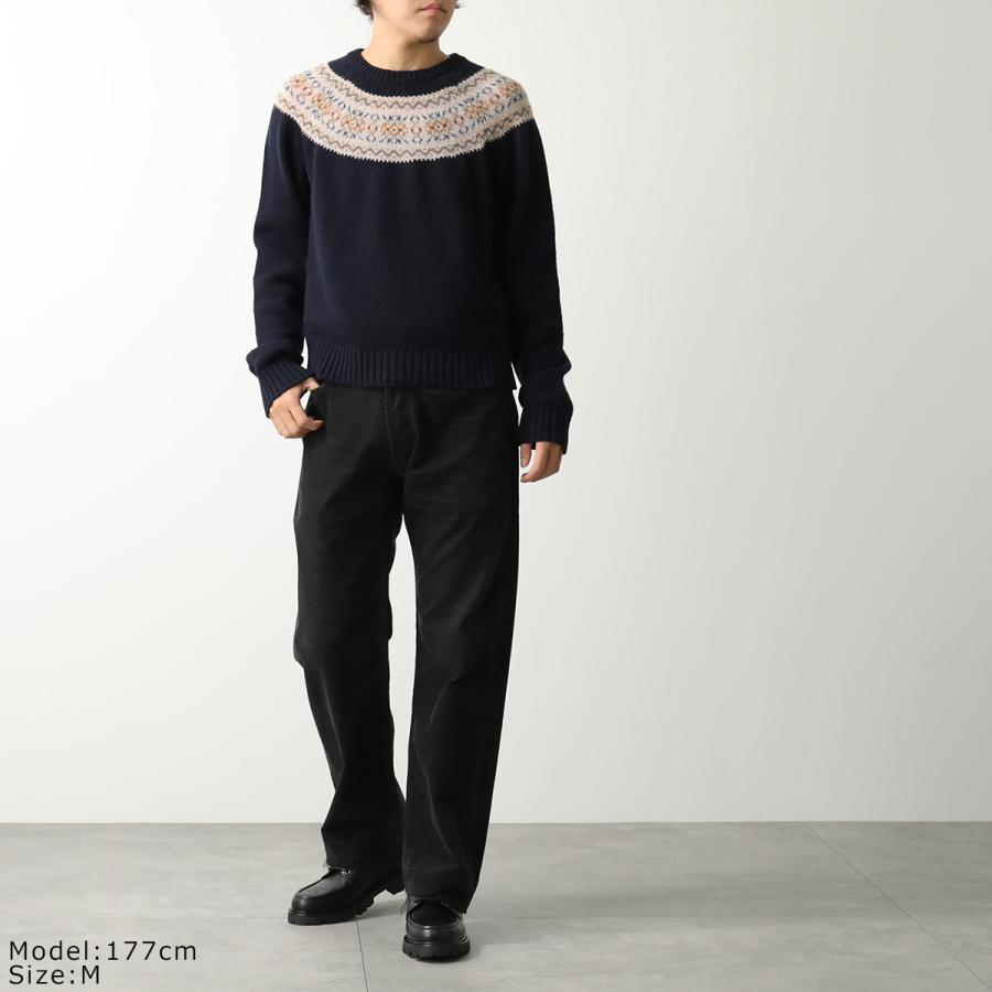 プチンさん　CELINE ネイビー リブ編み セーター S CELINE ネイビー リブ編み セーター S