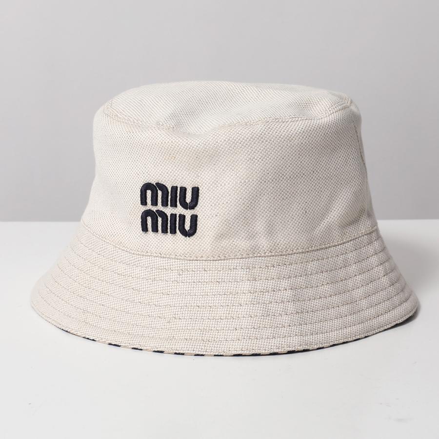 miu miu（ミュウミュウ） バケットハット 5RM030 2CQQ レディース