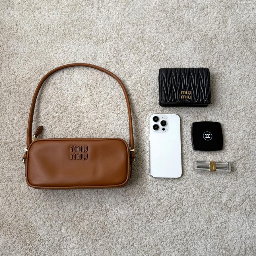 miu miu（ミュウミュウ） ハンドバッグ 5NE024 AF8W レディース レザー