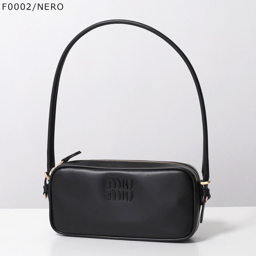 MIU MIU 黒 レザー ハンドバッグ Miu Miu Ivy レザーハンドバッグ | ブラック | FARFETCH JP