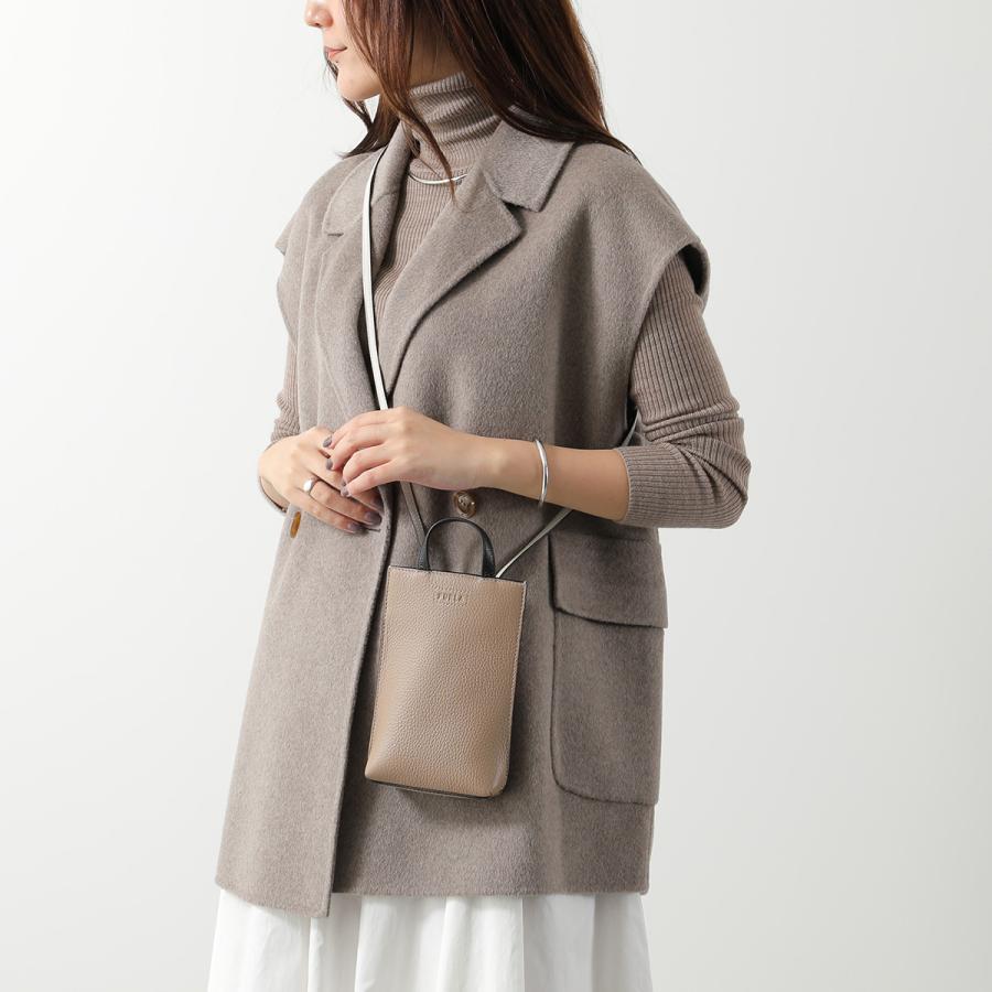【美品】フルラ コード Lフォンケース ミニショルダーバッグ 斜めがけ 小さめ FURLA（フルラ） フォンケース CAMELIA カメリア WE00569 HSC000