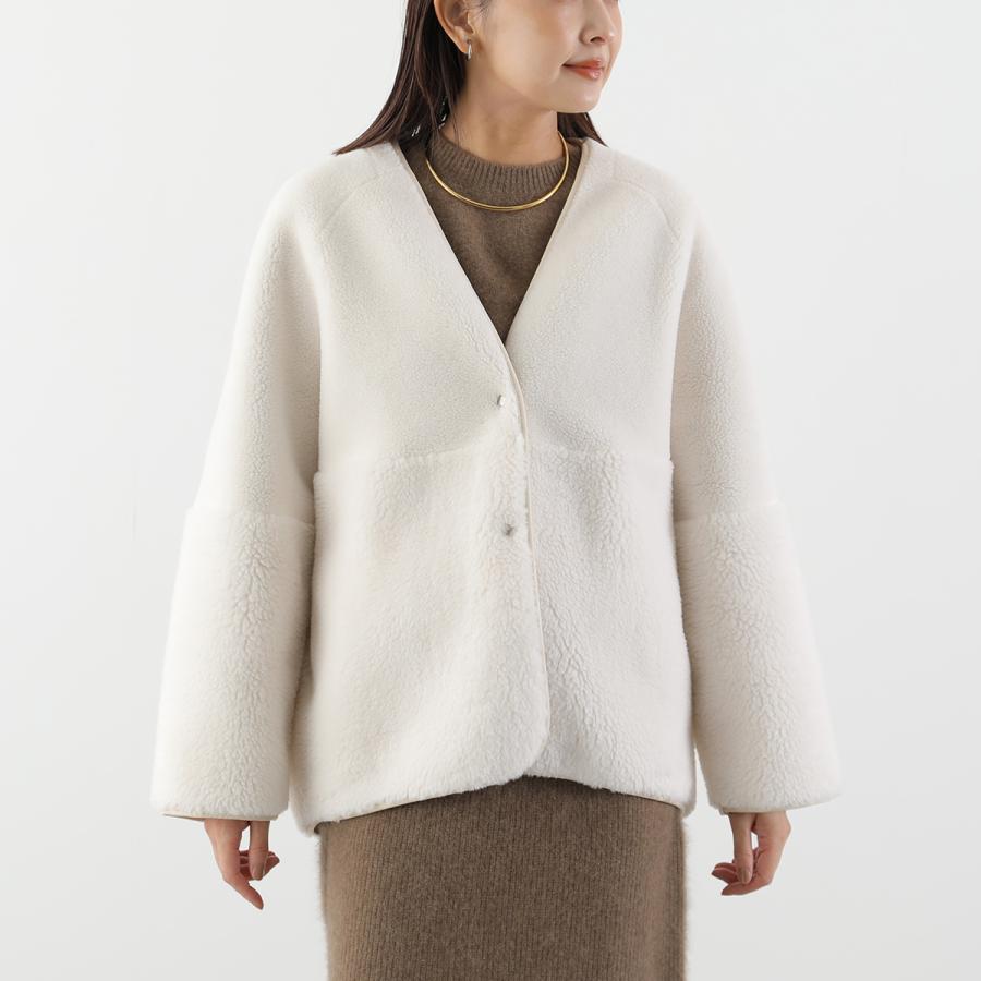 PASSIONE ボアコート リバーシブル フェイクムートン パシオーネ PASSIONE PASSIONE ボアコート 546411 リバーシブル