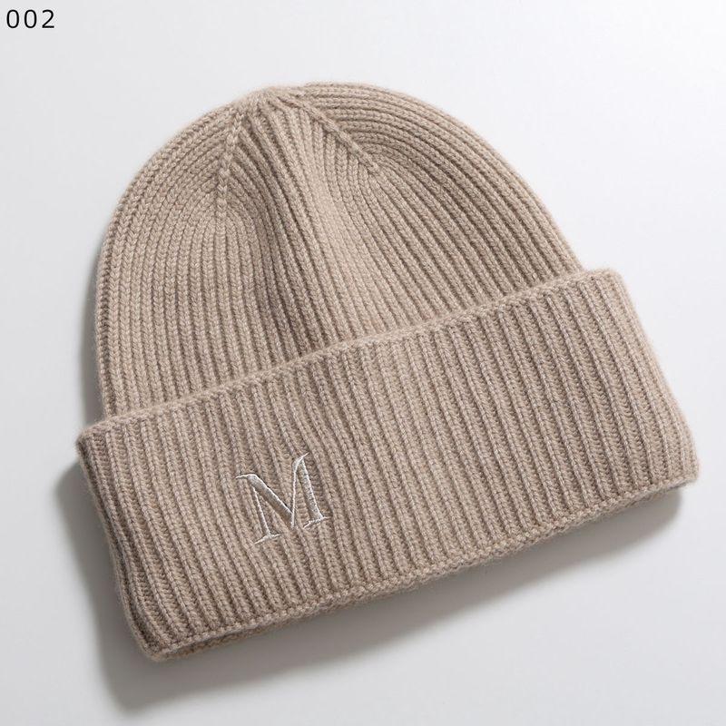 値下げ　美品　MAX MARA テディベア ビーニー ニット帽　グレー色 Max Mara（マックスマーラ） ニット帽 MMRETINA レディース カシミヤ
