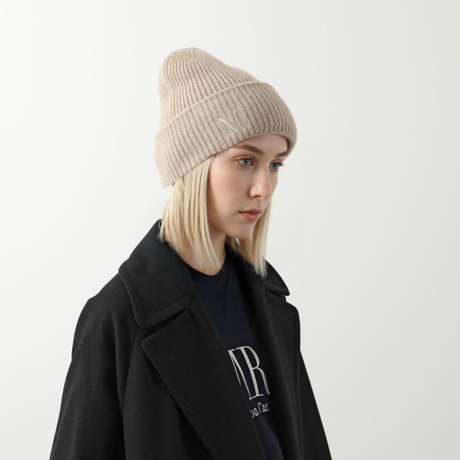 【値下げ】maxmara ニット帽 Max Mara（マックスマーラ） ニット帽 MMRETINA レディース カシミヤ