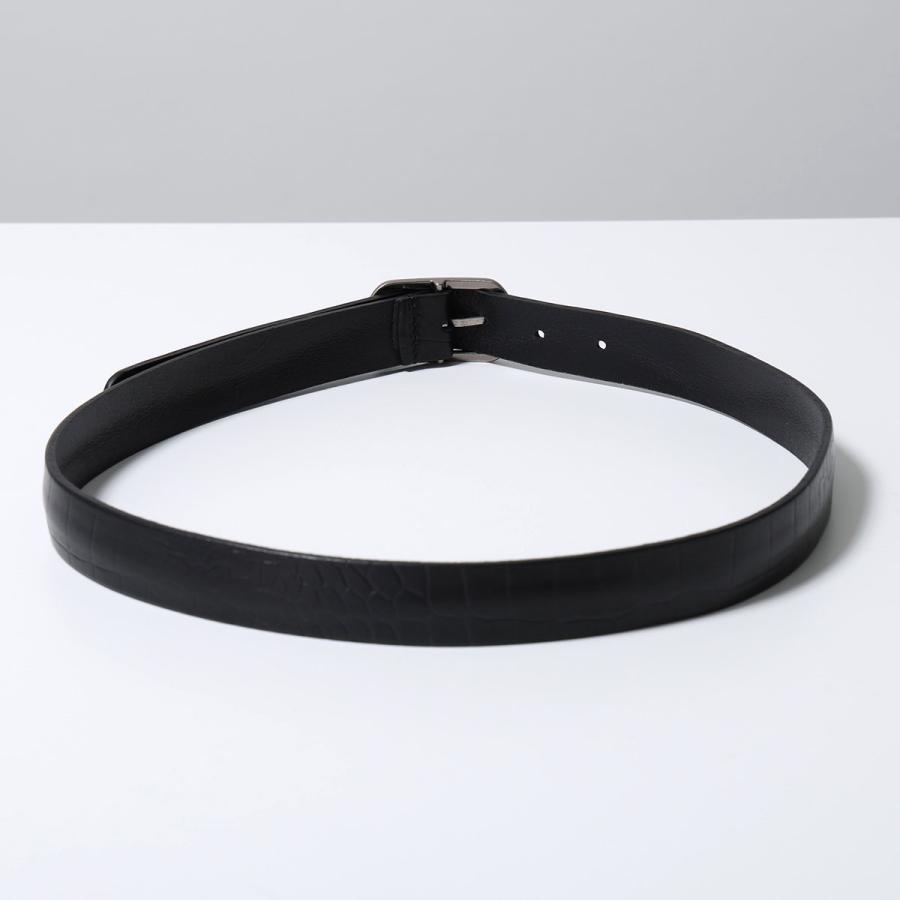 新品　美品　マックスマーラ レザーベルト　牛革　ブラック　イタリア製　高級　上質 マックスマーラ Max Mara MAX MARA ベルト MGRAZIATA25 レザー Mロゴ