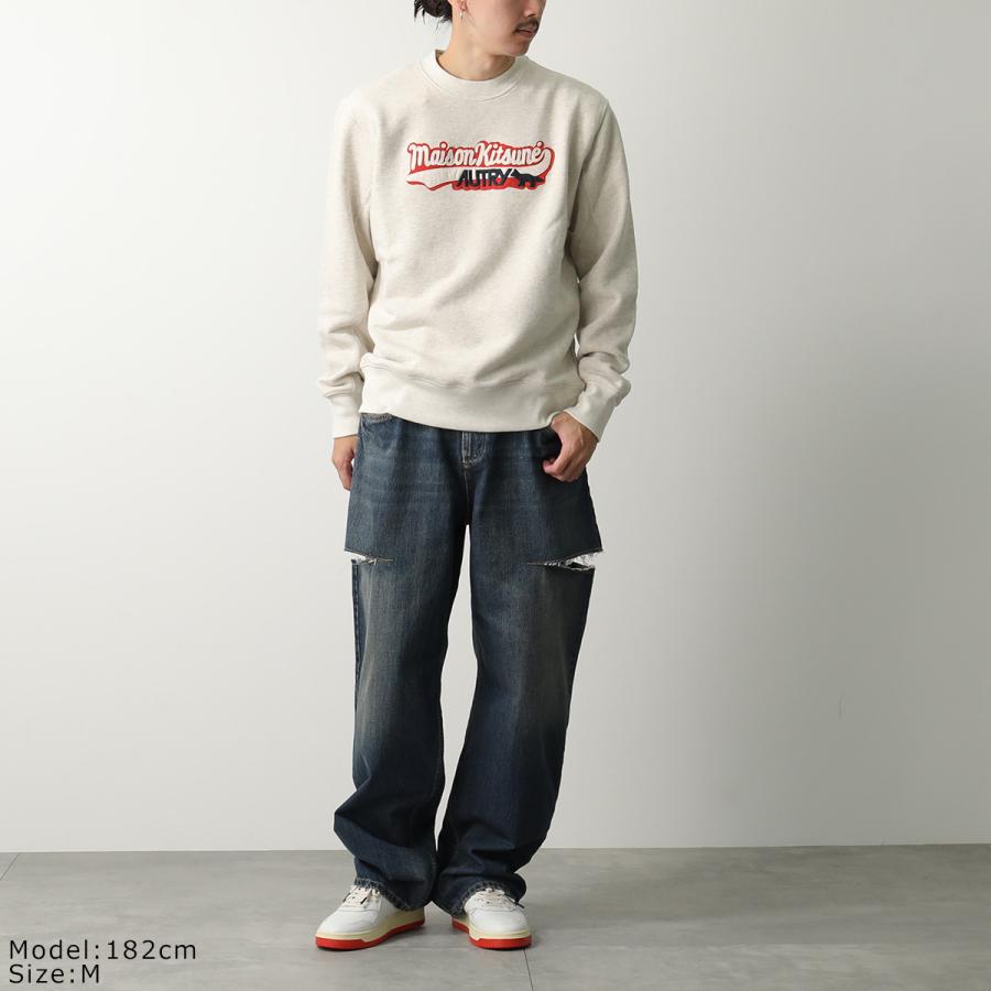 値下げ!美品 MAISON KITSUNÉ X AUTRY スウェットシャツ MAISON KITSUNE（メゾン キツネ） × AUTRY オートリー コラボ
