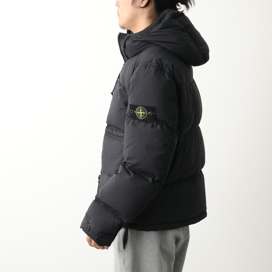 ストーンアイランド ダウンパーカー XL ブラック STONE ISLAND（ストーン アイランド） ダウンジャケット K2S154100019