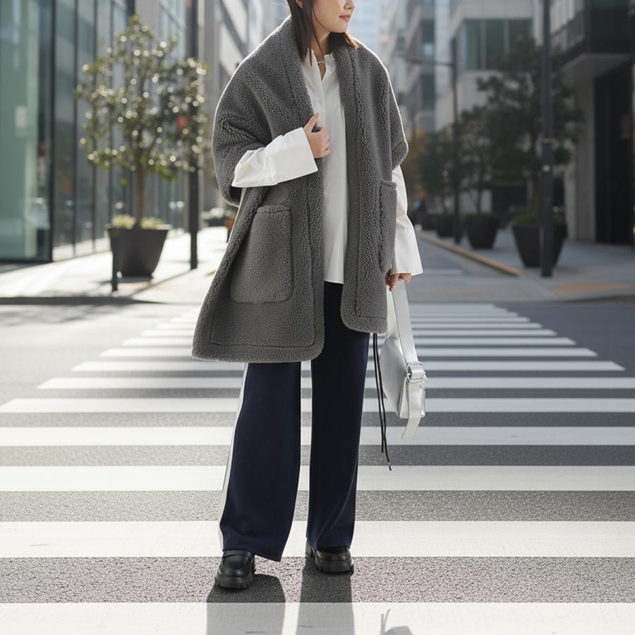 ANTHOM アントム ニットパンツ A32585 レディース ラインパンツ ウール