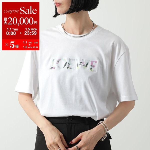 LOEWE（ロエベ） 半袖 Tシャツ H526Y22XCM レディース ロゴ刺繍 クルー
