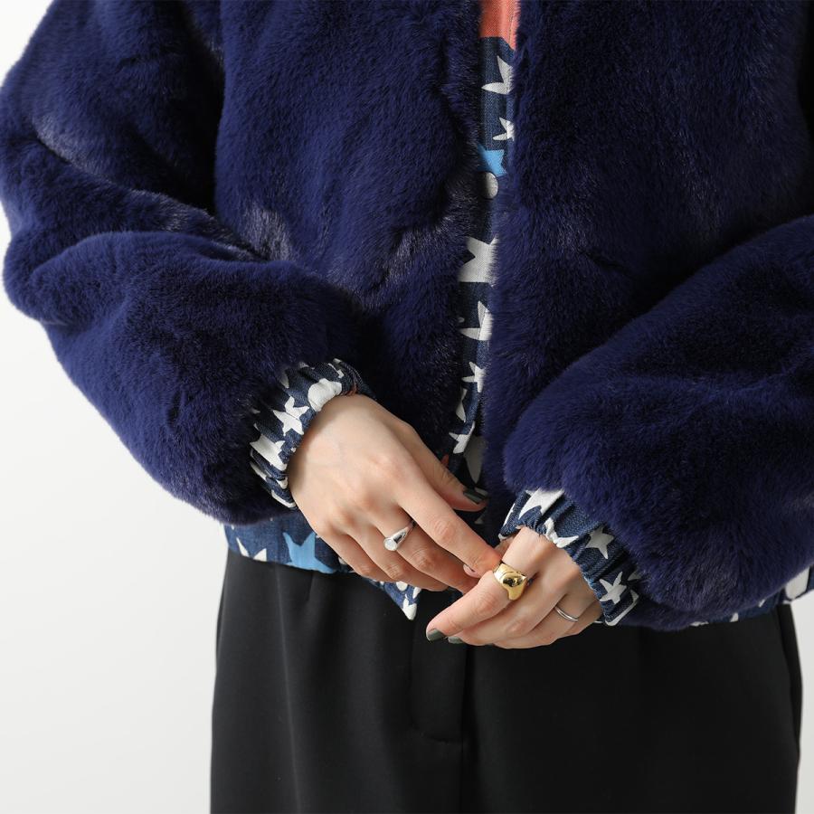 最新作 ステラマッカートニー ファー ブルゾン ボア ジップ ワッペン キッズ Stella McCartney（ステラ・マッカートニー） STELLA McCARTNEY KIDS