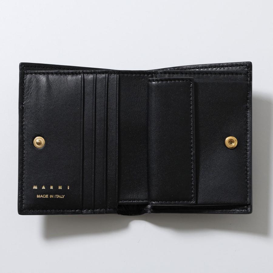 MARNI マルニ 二つ折り財布 PFMOQ14Q14 P8674 レディース サフィアーノ