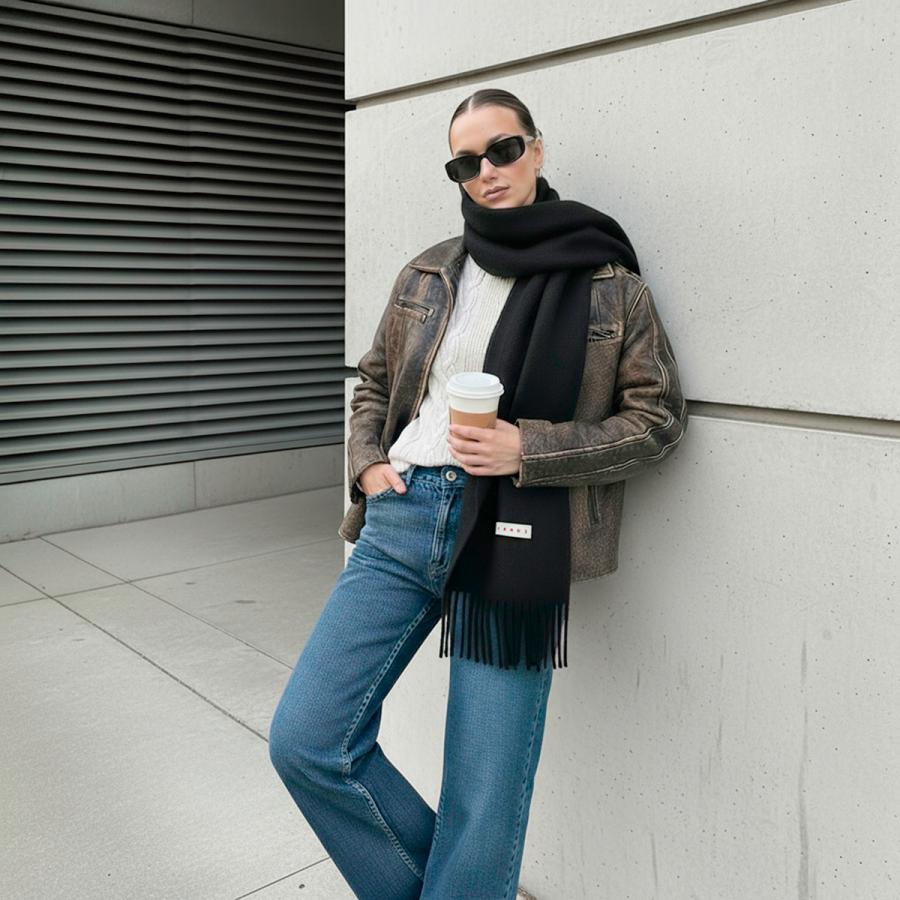 MARNI（マルニ） マフラー SCZC0082Y0 UTW918 メンズ フリンジ