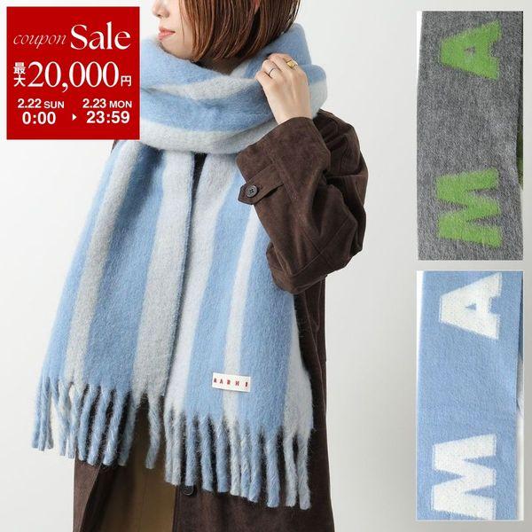 MARNI（マルニ） マフラー SCMC0138Y0 UAW054 レディース ロゴラベル