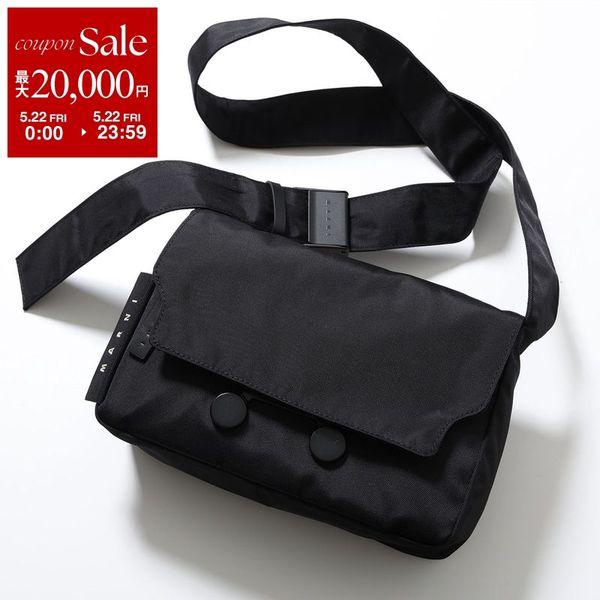 MARNI マルニ ショルダーバッグ CITYSCAPE シティスケープ SBMQ0117A0 P8184 メンズ ナイロン クロスボディ ロゴ 鞄 00N99 SBMQ0117A0P818400N99の画像