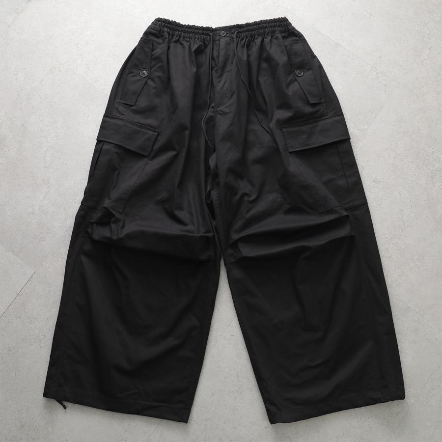 Y-3 ブラック カーゴパンツ M Y-3 ワイスリー カーゴパンツ UT TWILL CARGO PANTS ユーティリティー