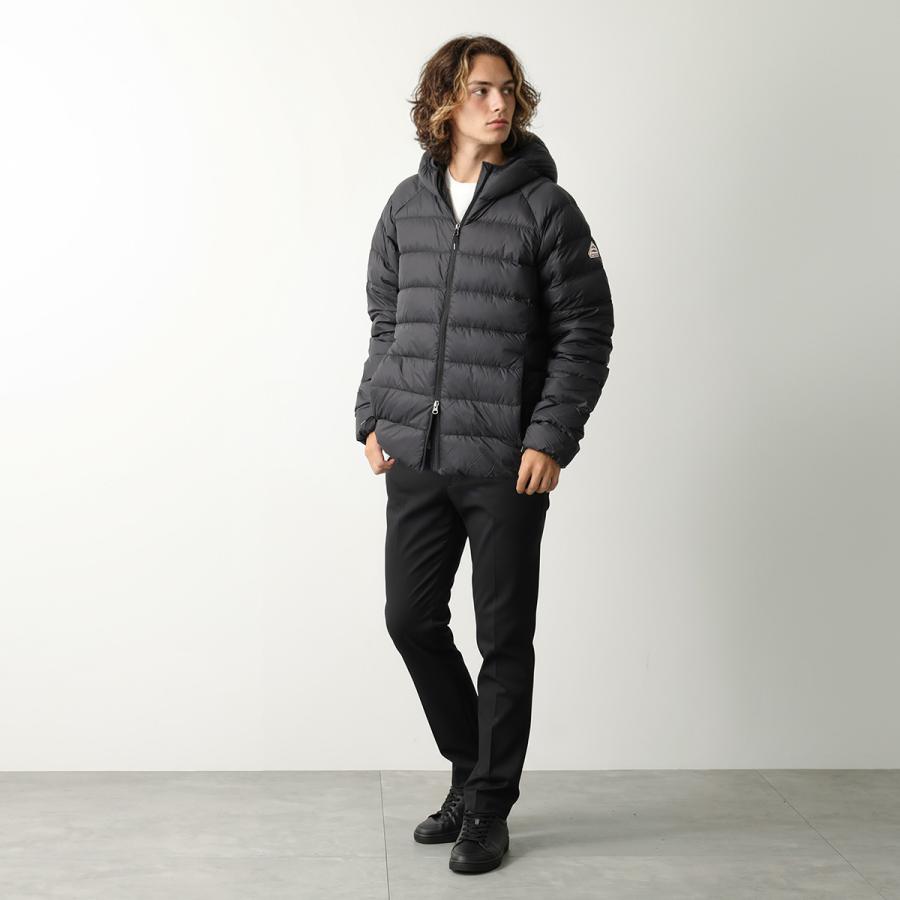ピレネックスアリアルフーディブラックSサイズ Pyrenex（ピレネックス） ライトダウンジャケット ARIAL HOODED
