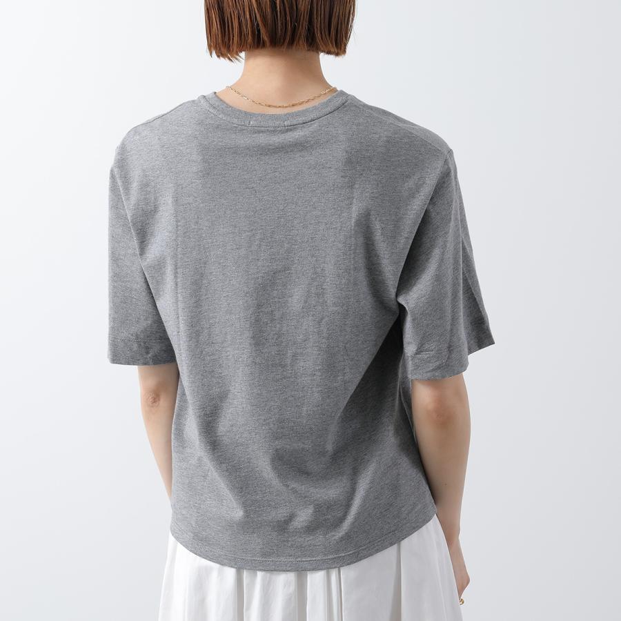 Chloe Kids クロエ キッズ 半袖 Tシャツ C20654 レディース ガールズ ロゴT コットン クルーネック カットソー A46/HEATHER-GREYの画像
