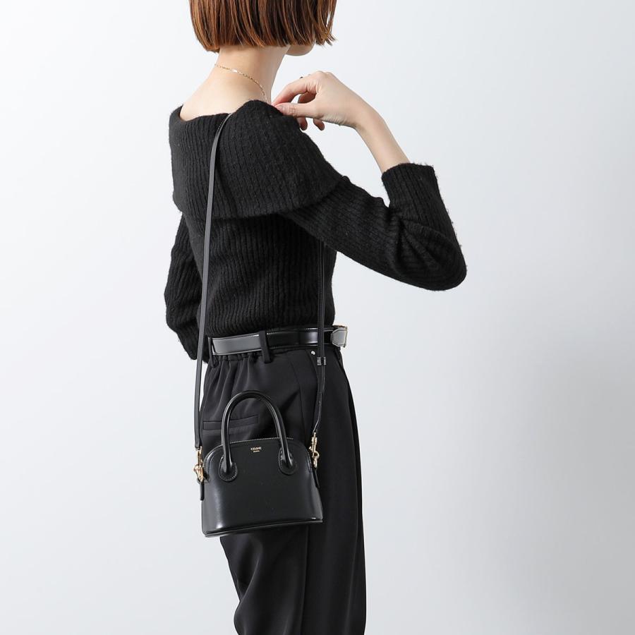 CELINE セリーヌ ショルダーバッグ MINI HONORINE ミニ オノリン レディース ハンドバッグ クロスボディ 鞄 Black CELINE（セリーヌ） ショルダーバッグ MINI HONORINE ミニ オノリン