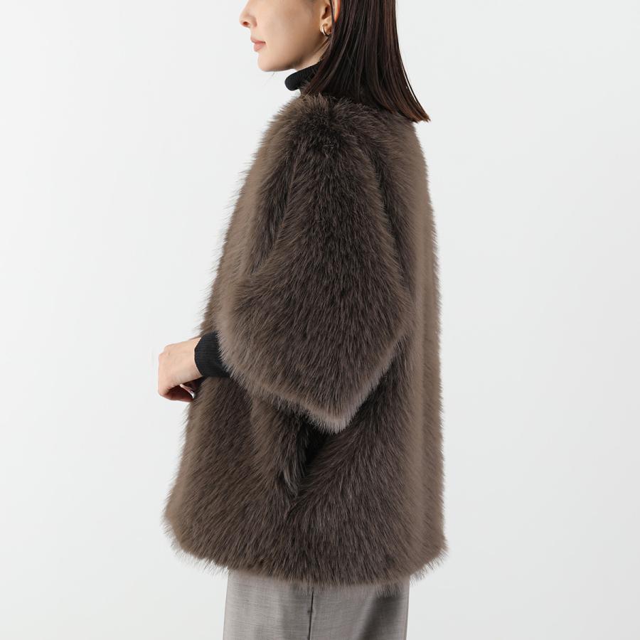 CEaRET シーレット ファーコート Eco Fur Half Sleeve Coat 254001