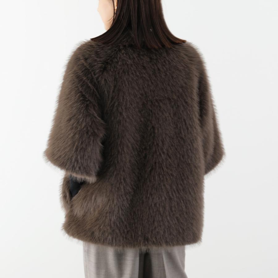 CEaRET シーレット ファーコート Eco Fur Half Sleeve Coat 254001