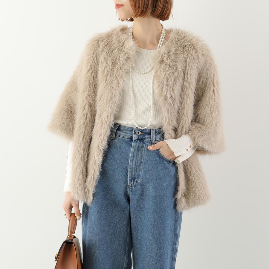 CEaRET シーレット ファーコート Eco Fur Half Sleeve Coat 254001
