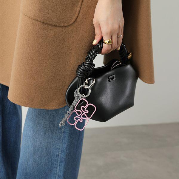 GANNI（ガニー） バッグチャーム Strass Signature Keyring A7062
