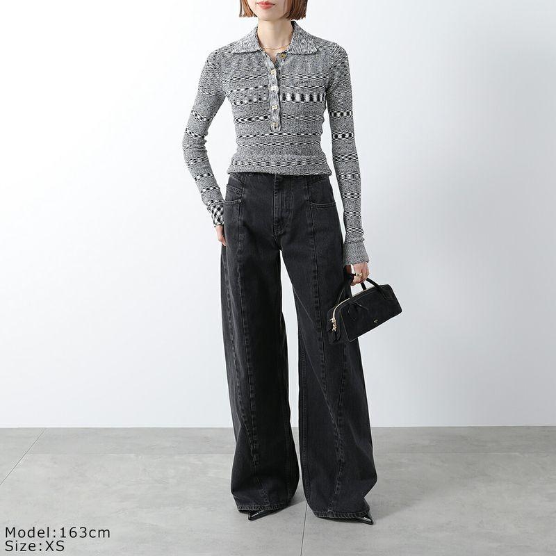 GANNI（ガニー） ポロニット Spacedyed Polo K2606 2748 レディース