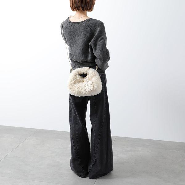 GANNI（ガニー） ハンドバッグ Hobo Mini Fur A6979 5894 レディース