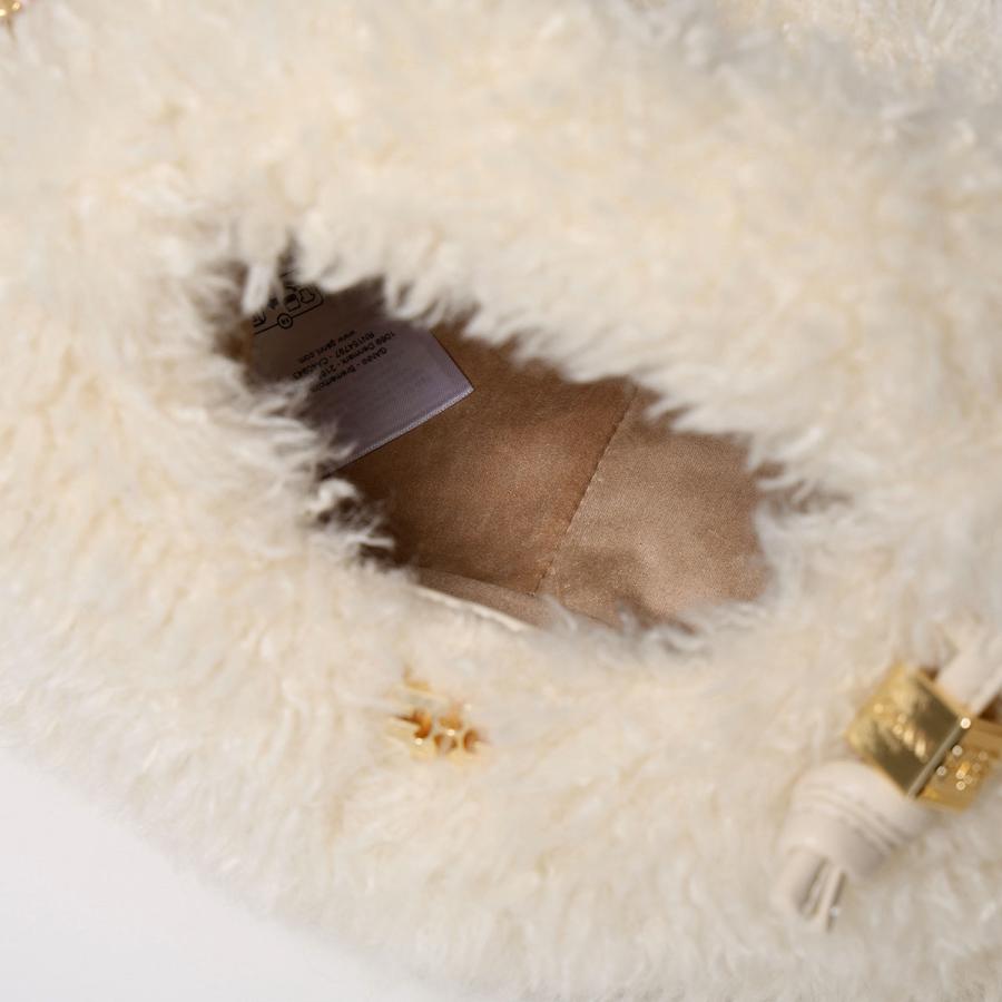 GANNI（ガニー） ハンドバッグ Hobo Mini Fur A6979 5894 レディース
