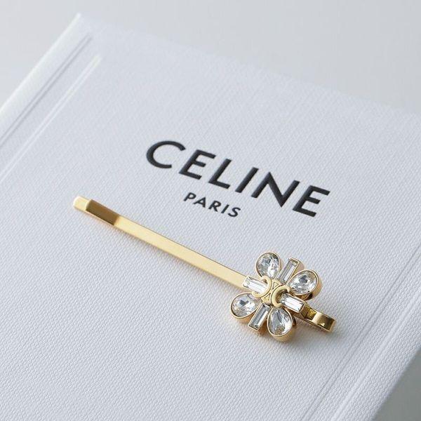 正規品　新品未使用　CELINE セリーヌ　ヘアピン　ゴールド CELINE セリーヌ トリオンフ ヘアピン ゴールド : BRING Yahoo