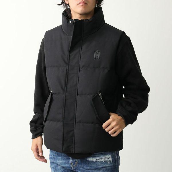 MACKAGE マッカージュ ダウンベスト JOSEPH ジョゼフ メンズ ジレ スタンドカラー ロゴ Black | Mackage