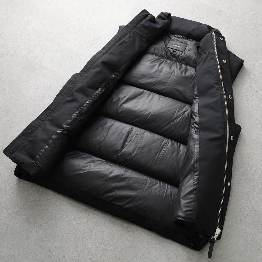MACKAGE マッカージュ ダウンベスト JOSEPH ジョゼフ メンズ ジレ スタンドカラー ロゴ Black | Mackage | 09
