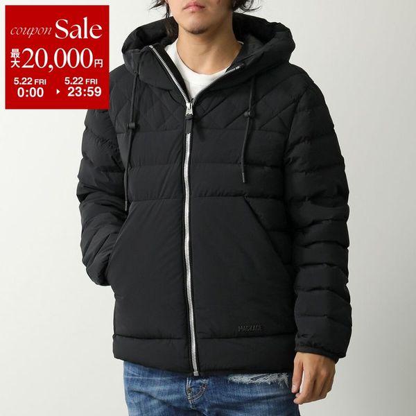 MACKAGE マッカージュ ダウンジャケット BERGEN ベルゲン メンズ フード付き 撥水 ストレッチ Blackの画像