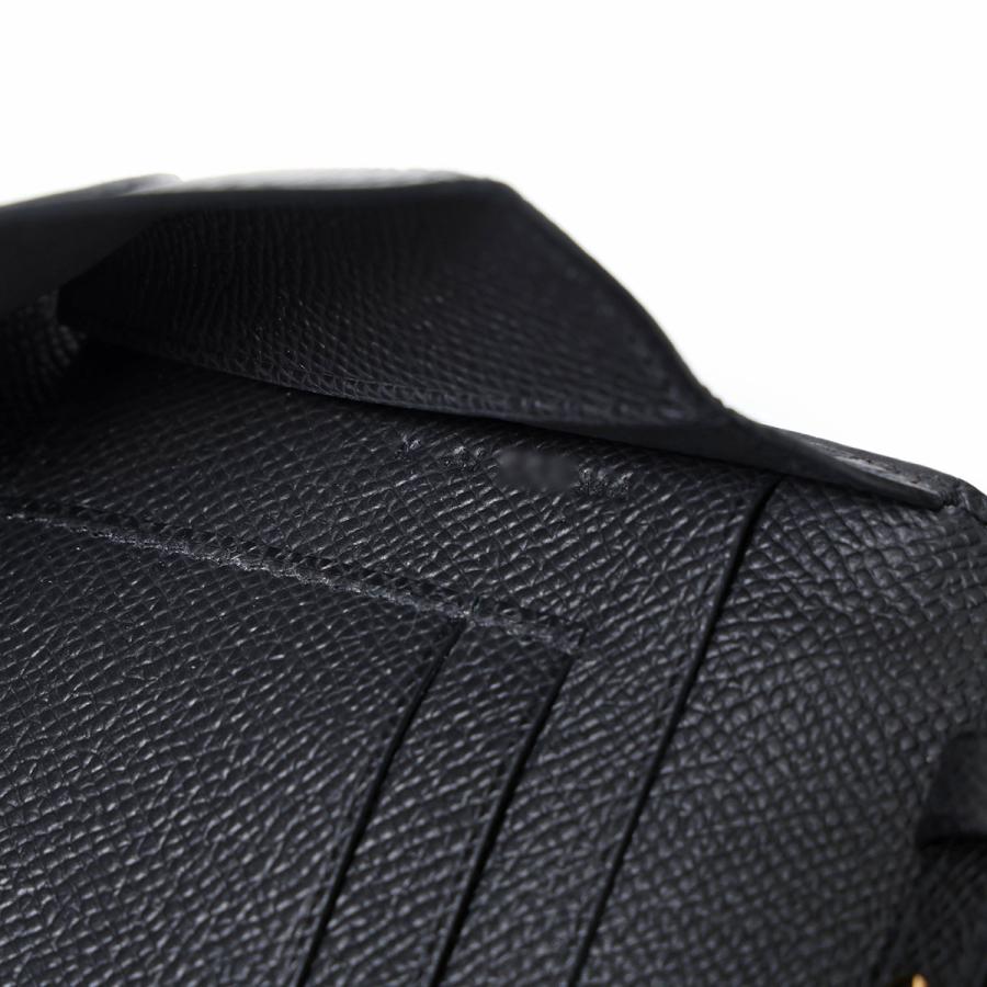 HERMES エルメス ショルダーウォレット マイヨントゥーゴー MAILLON TO GO エプソン H084021 レディース Chaine d'Ancre K刻印 GD金具 鞄 NOIRの画像
