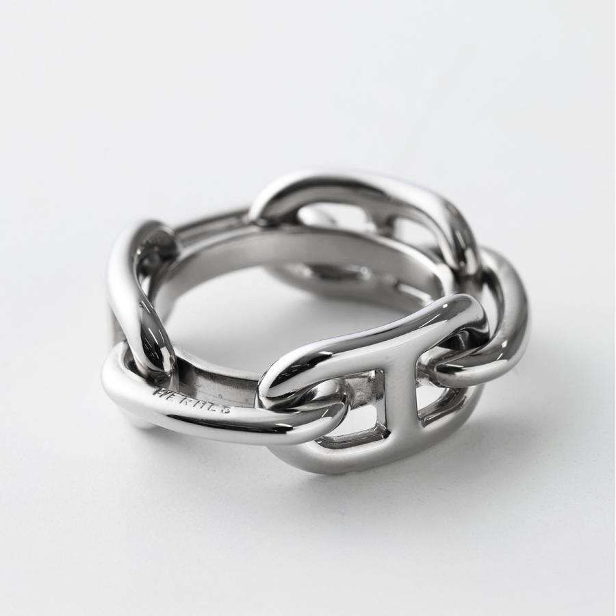 【新品】HERMES スカーフリング 90《レガート》シルバー　　エルメス HERMES（エルメス） スカーフリング 90 レガート Regate