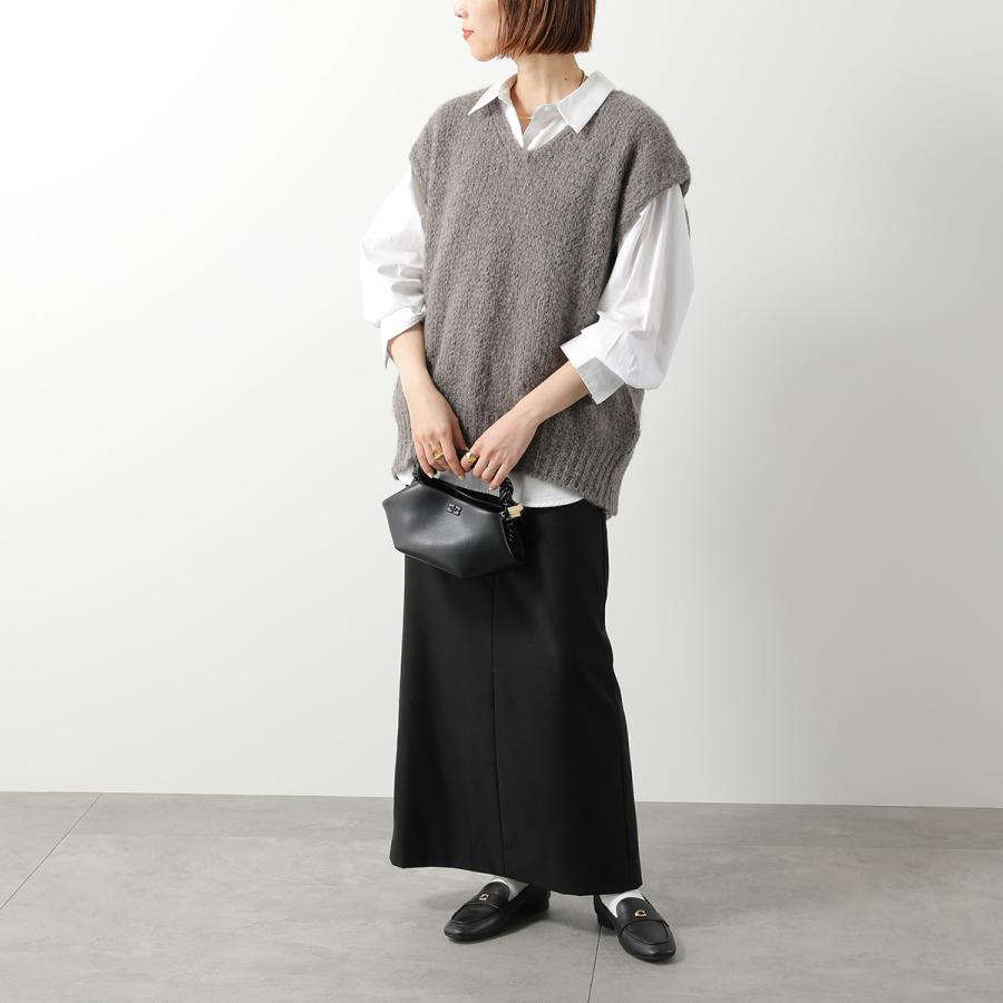 COACH ブラック　レザーパンプス23.5cm COACH（コーチ） ローファー SCLPT C スカルプテッド CCD67 レディース