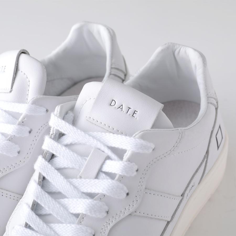 D.A.T.E. デイト スニーカー COURT 2.0 BASIC コート レディース レザー ローカット ロゴ 3.5cm レースアップ シューズ 靴の画像