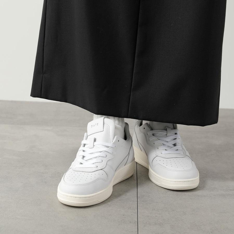 D.A.T.E. デイト スニーカー COURT 2.0 BASIC コート レディース レザー ローカット ロゴ 3.5cm レースアップ シューズ 靴の画像
