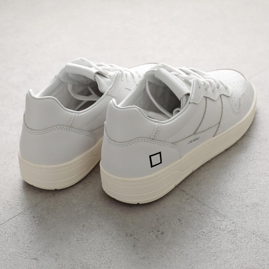 D.A.T.E. デイト スニーカー COURT 2.0 BASIC コート レディース レザー ローカット ロゴ 3.5cm レースアップ シューズ 靴の画像