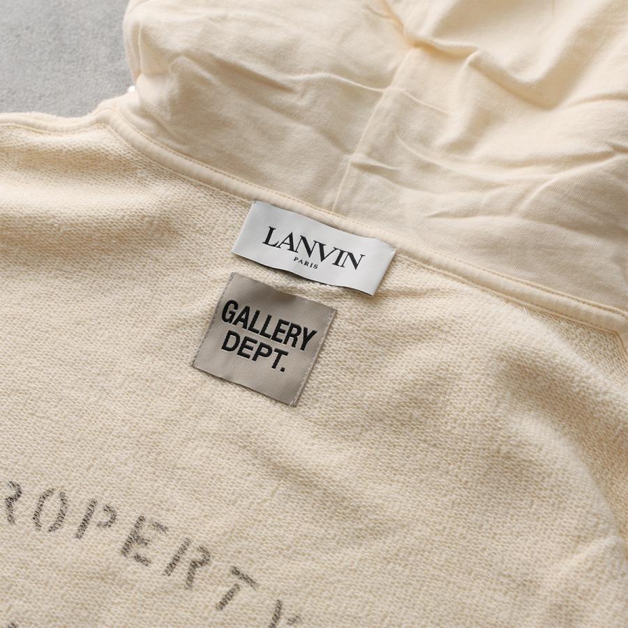 ランバン×ギャラリーデプト コラボパーカー ペイントデザイン Lanvin x GALLERY DEPT. ランバン x ギャラリーデプト メンズ パーカー