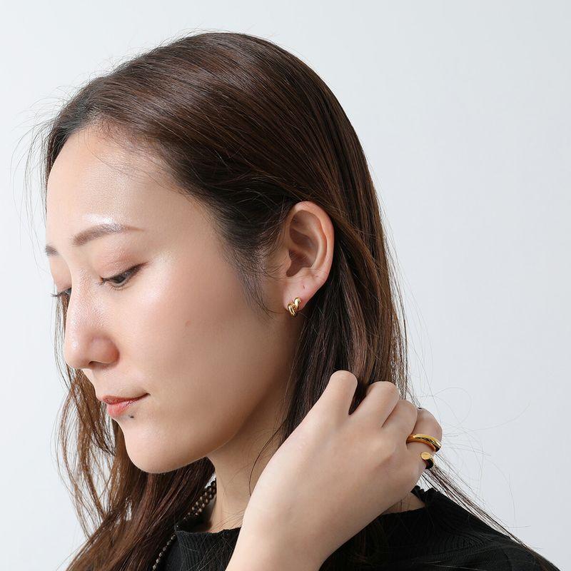 MARIA BLACK（マリアブラック） ピアス Coil Whirl Stud 101117YG-PAIR